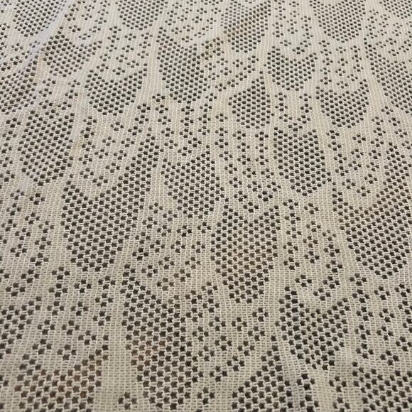 Pine Cone Hill Ivory Acrylic Blend Fringed Blanket Throw - Picture 3 of 5